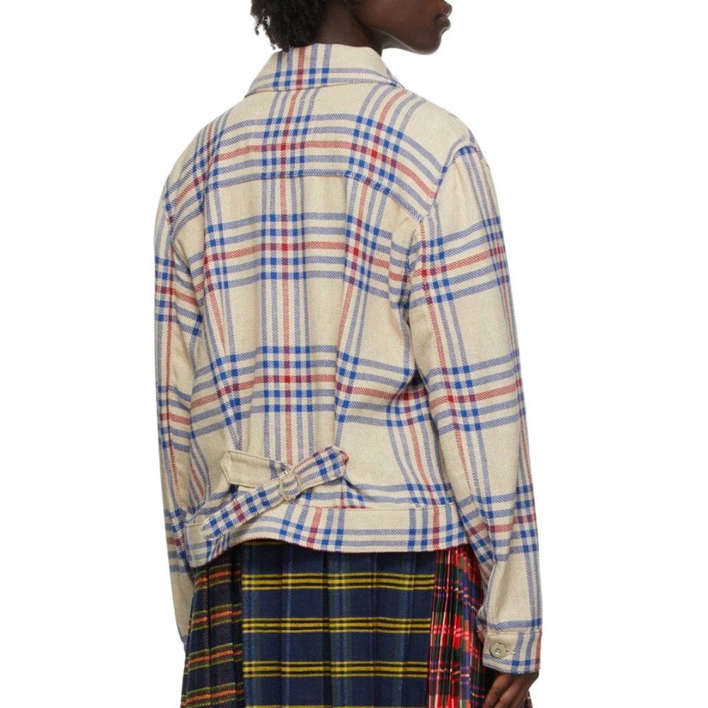 VIVIENNE WESTWOOD Beige Tartan Type 3 Jacket - Picture 6 of 16